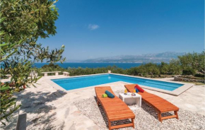 Lovely Home In Postira With Heated Swimming Pool